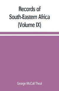bokomslag Records of South-Eastern Africa