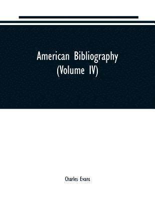Charles Evans - American bibliography, Häftad