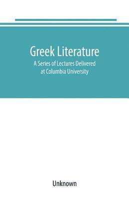 bokomslag Greek literature