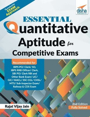 Rajat Vijay Jain - Essential Quantitative Aptitude for Competitive Exams, Häftad
