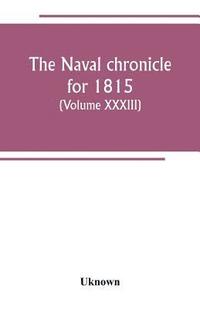 bokomslag Naval chronicle for 1815