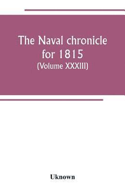 bokomslag Naval chronicle for 1815