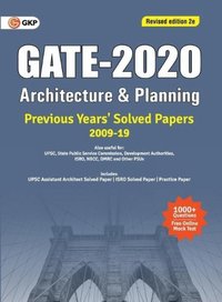 bokomslag Gate 2020 Architecture & Planning Previous Years' Solved Papers 2009-2019