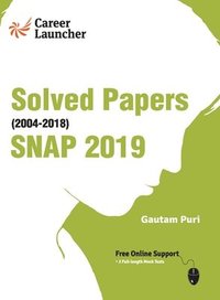 bokomslag Snap (Symbiosis National Aptitude Test) 2019 Solved Papers 2004-2018