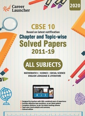 CBSE Class X 2020 - Chapter and Topic-wise Solved Papers 2011-2019 1