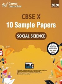 bokomslag Cbse 2020 Class X 10 Sample Papers Social Science