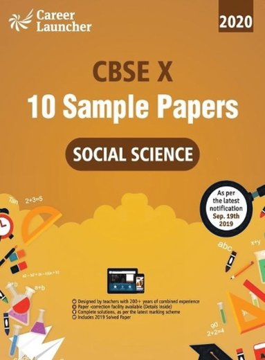 bokomslag Cbse 2020 Class X 10 Sample Papers Social Science