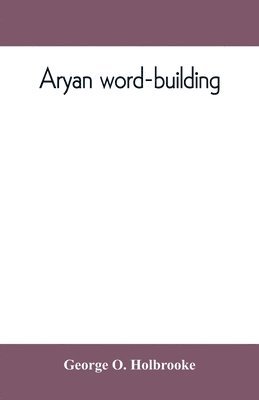 bokomslag A?ryan word-building