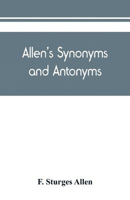 Allen's synonyms and antonyms 1