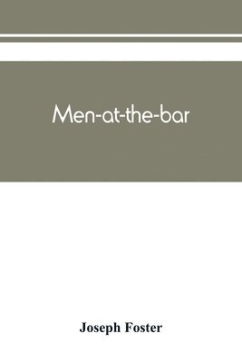 Joseph Foster - Men-at-the-bar, Häftad