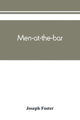 bokomslag Men-at-the-bar