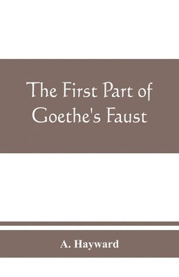 first part of Goethe's Faust