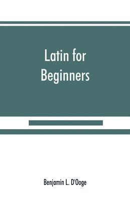 bokomslag Latin for beginners