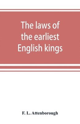 The laws of the earliest English kings 1