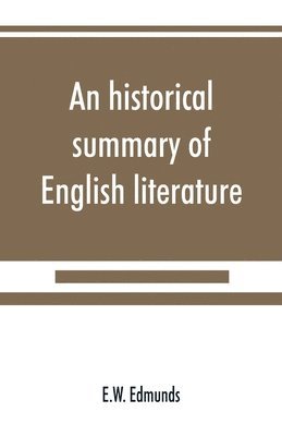 bokomslag historical summary of English literature