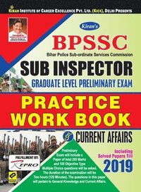 bokomslag Kiran Bpssc Sub Inspector Graduate Level Preliminary Exam Practice Work Book & Current Affairs