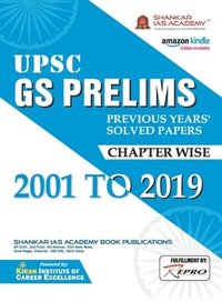 bokomslag Upsc Gs Prelims Previous Years Solved Papers Chapterwise 2001 to 2019