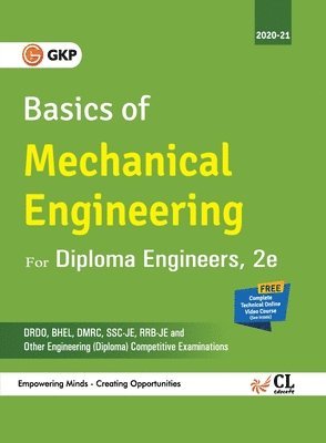 bokomslag Basics of Mechanical Engineering for Diploma Engineer