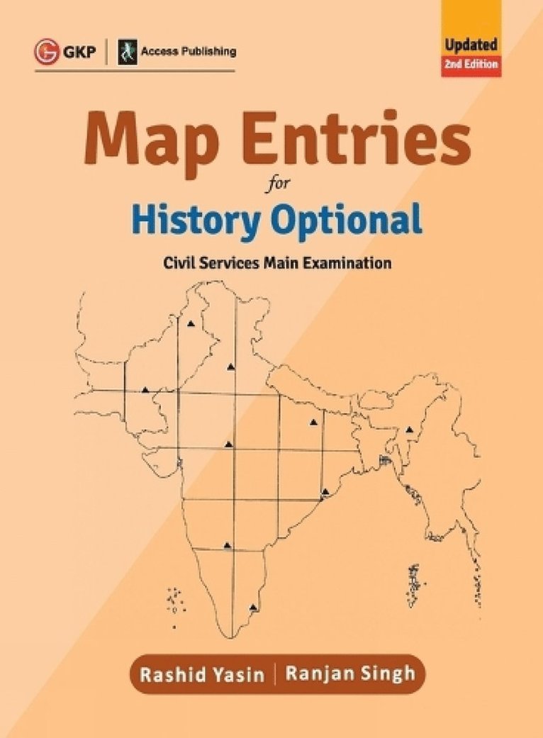 Rashid Yasin, Ranjan Singh - Map Entries for History Optional, Häftad