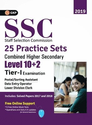 SSC 2020 - CHSL (Combined Higher Secondary 10+2 Level) Tier I - 25 Practice Sets 1