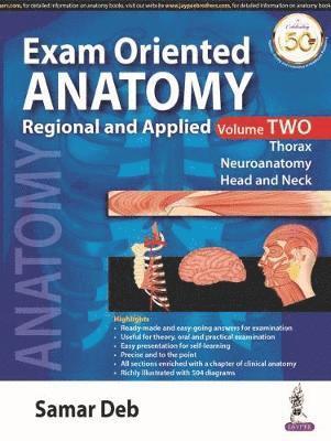 Samar Deb - Exam Oriented Anatomy Regional and Applied (Volume 2), Häftad