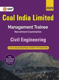 bokomslag Coal India Ltd. 2019-20 Management Trainee Civil Engineering
