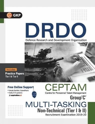 bokomslag Drdo Ceptam 2019-20 Group C Multi?Tasking (Non-Technical)