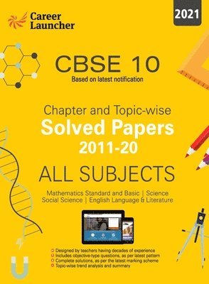 bokomslag Cbse Class X 2021 Chapter and Topic-Wise Solved Papers 2011-2020 Mathematics | Science | Social Science | English Double Colour Matter
