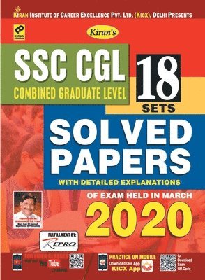 bokomslag Kiran Ssc Cgl Tier 1 Solved Papers 2020