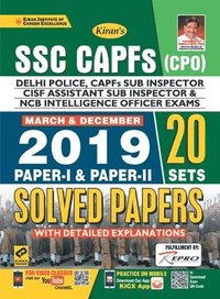 bokomslag SSC CAPFs (CPO) Delhi Police Solved-Eng-2020 Set-15 Old 2758
