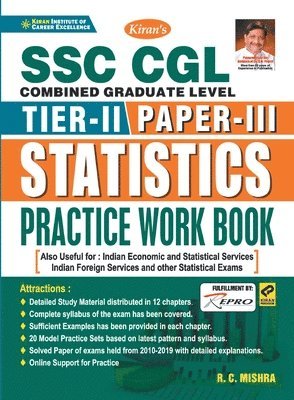Unknown - SSC CGL Tier-I Paper-III Statistics PWB, Häftad