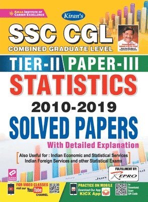 bokomslag SSC CGL Tier-II Paper-III Statistics Solved Papers 10 sets