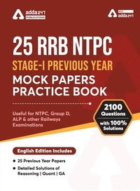 bokomslag 25 RRB NTPC STAGE I PREVIOUS YEAR MOCK PAPERS by Adda247 Publications