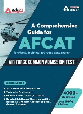 bokomslag A Comprehensive Guide for AFCAT (English Medium)