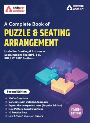 A Complete Book on Puzzles & Seating Arrangement Englsh Medium 1