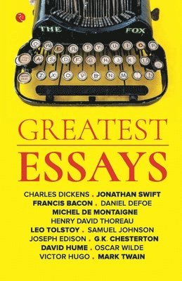 bokomslag GREATEST ESSAYS