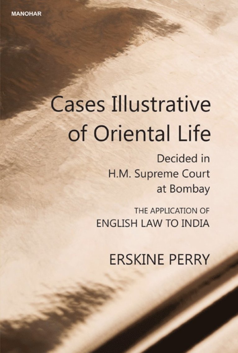 Cases Illustrative of Oriental life 1