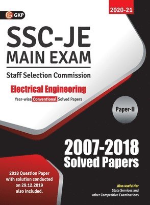 Ssc 2021 Junior Engineer Electrical Engineering Paper II Conventional Solved Papers (2007-2018) 1