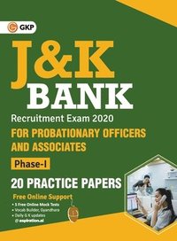 bokomslag J & K Bank 2020 Probationary Officers & Associates Ph I - 20 Practice Papers