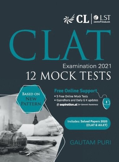 bokomslag Clat 2021 12 Mock Tests