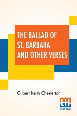 bokomslag Ballad Of St. Barbara And Other Verses