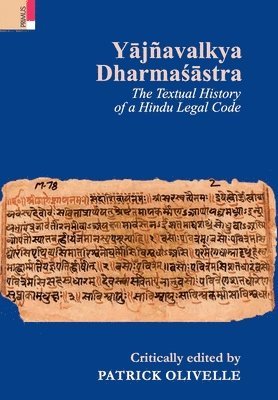 Patrick Olivelle - Yājñavalkya Dharmaśāstra, Inbunden