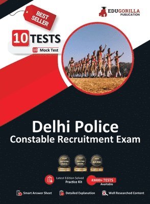 bokomslag Delhi Police Constable Recruitment Exam Book 2023 (English Edition) - 10 Full Length Mock Tests (1000 Solved Objective Questions) with Free Access to Online Tests