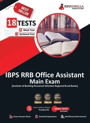 bokomslag IBPS RRB Office Assistant Main Book 2023 (English Edition) - 6 Full Length Mock Tests and 12 Previous Year Papers (2200 Solved Questions) with Free Access to Online Tests