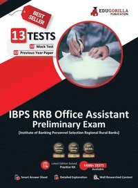 bokomslag EduGorilla IBPS RRB Office Assistant Prelims Book 2023 (English Edition) - 10 Full Length Mock Tests and 3 Previous Year Papers with Free Access to Online Tests