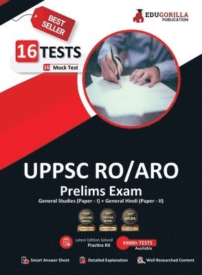 UPPSC RO/ARO Prelims Exam 2023 (English Edition) - Review Officer/Assistant Review Officer - 16 Mock Tests (2200 Solved MCQs) with Free Access to Online Tests 1