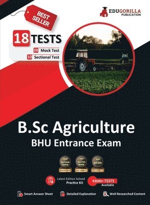 EduGorilla B.Sc Agriculture Entrance Exam 2023 (BHU) - 8 Mock Tests and 10 Sectional Tests (1900 Solved Objective Questions) with Free Access to Online Tests 1