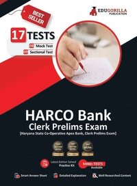 bokomslag Haryana State Co-Operative Bank Clerk Prelims Exam 2023 - HARCO (English Edition) - 8 Full Length Mock Tests and 9 Sectional Tests with Free Access To Online Tests