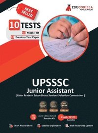 bokomslag UPSSSC Junior Assistant Exam 2023 (English Edition) - 7 Full Length Mock Tests and 3 Previous Year Papers (1200 Solved Questions) with Free Access to Online Tests