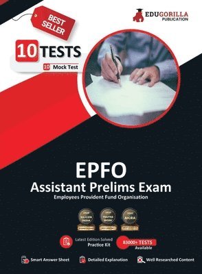UPSC EPFO Assistant Prelims Exam Preparation Book 2023 (English Edition) - 10 Full Length Mock Tests (1000 Solved Questions) with Free Access to Online Tests 1